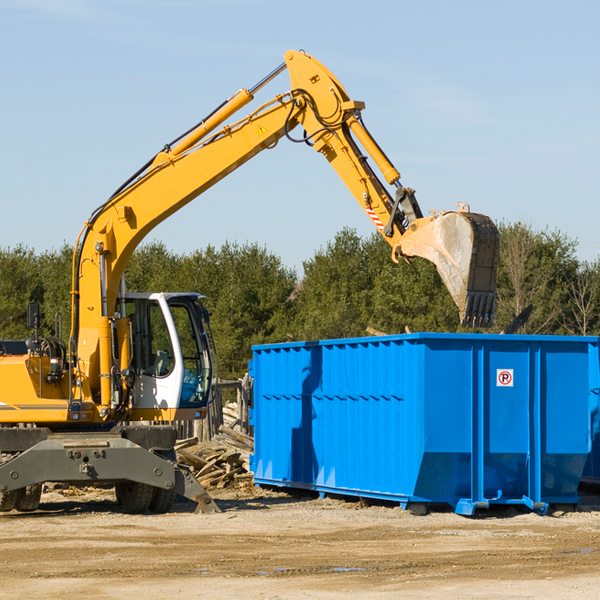 are there any restrictions on where a residential dumpster can be placed in Hardee County Florida